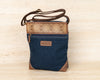 ABORIGINAL Handbag INDIGENOUS Leather & Denim Combination Shoulder Bag 30 X 25 X 5cm Diwana