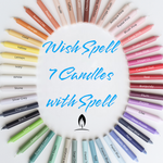 CANDLE WISH Prayer Ritual Wicca Chime spells wishing spell Bulk discount 10cm BELOW COST