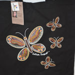 ABORIGINAL Cotton bag shopping tote INDIGENOUS Bulurru Art Butterflies