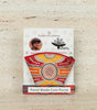 Aboriginal indigenous Artist Leather Purse 11 X 7.5cm "Source of Life Sunrise" Diwana Dreaming