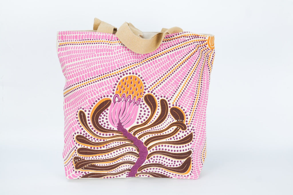 ABORIGINAL INDIGENOUS AUSTRALIAN Artist Genuine canvas bags tote bag