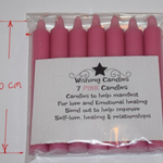 Candles wishing Ritual witch spell chime candle 10cm BELOW COST all Magic Spells PINK