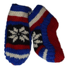 Slippers Woollen knitted handmade Nepal fleecy lined winter slipper Meditation.