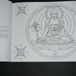 Mindful Meditation Mandala Coloring book stained glass decal design Spirit New