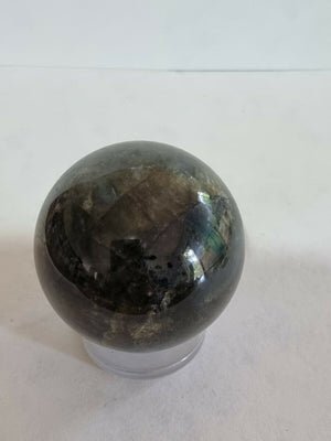 Labradorite Sphere Orb Ball  polished gemstone crystal 172 grams