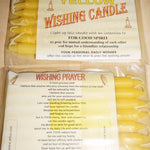 WISH CANDLES Prayer Ritual Wicca spiritual Pagan Altar wishing spell 12cm x 1cm