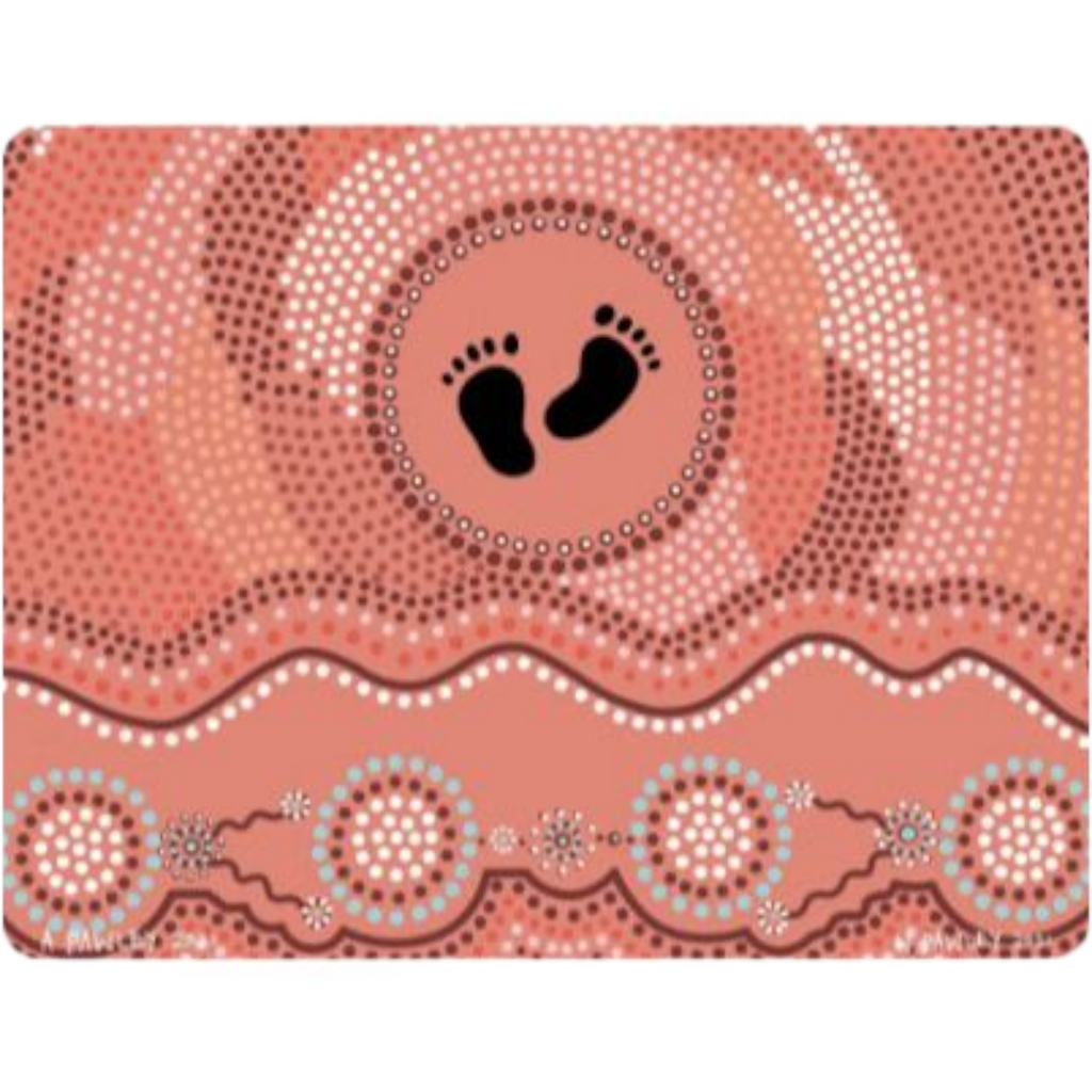 Aboriginal Cork Placemats 6 Authentic indigenous Art Placemat GILAY MOON YARAAY