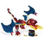 Fire Dragon Creator 3-in-1 Fire dragon Saber-toothed tiger Scorpion Retired LEGO