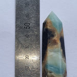 Caribbean calcite Point Wand Gemstone Generator polish Crystal quartz