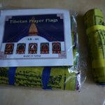 Tibetan prayer flag Buddhist Nepal spiritual peace Buddha Yoga 25 Flags 13x14cm
