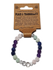 Crystal Healing Bracelet Gemstone Crystal round beads bracelet peace tranquility
