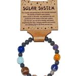 Crystal Healing Bracelet Gemstone Crystal round beads bracelet SOLAR SYSTEM