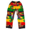Bob Marley Pants Rasta Unisex Rayon 2XL Hippy Pants pant Reggae Bob