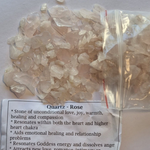Gemstone Chips Bulk 250 grams Natural Crystal Polished Stones Rose quartz