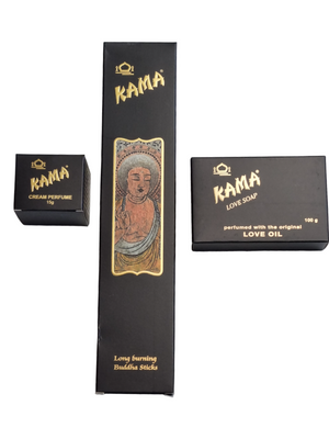 KAMA Perfume GIFT PACK Set Original Love Oil Cream Soap Incense New Zealand