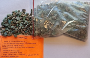 Turquoise Raw Gemstone Chips Natural Crystal Stone Bulk 250 grams