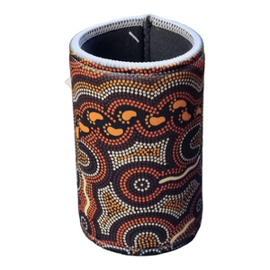 Stubby Holder Aboriginal indigenous Bulurru Drink holder One walkabout Ochre