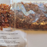 Gemstone Chips Natural Crystal Polished Stones Bulk 250 grams Carnelian