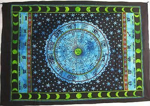 Zodiac wall hanging Star sign 12 different horoscope signs Astrology throw 76cm