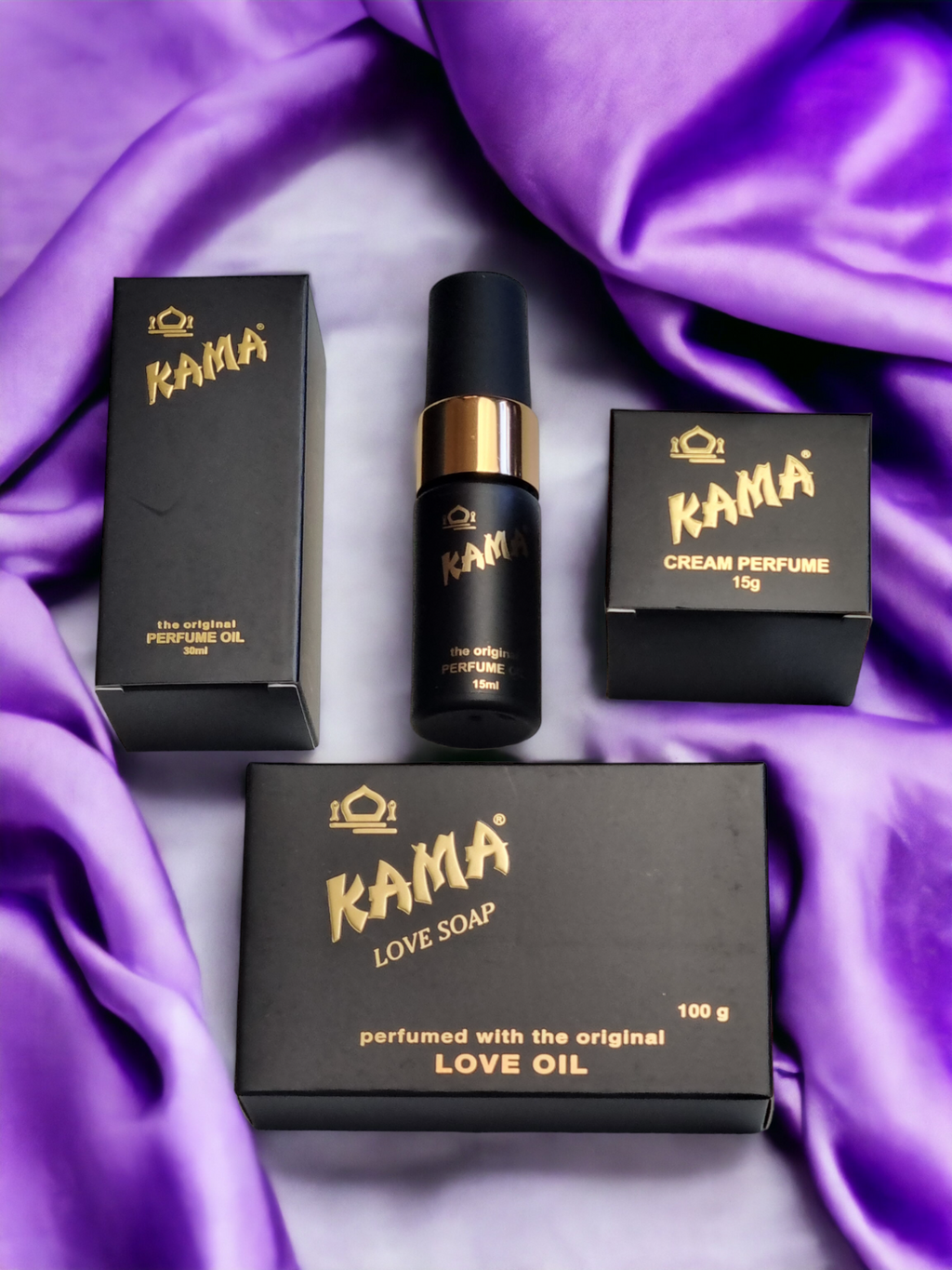 KAMA Perfume GIFT PACK Set Original Love Oil Cream Spray Soap New Zealand