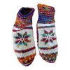 Slippers Meditation knitted Woollen handmade Nepal fleecy lined winter slipper