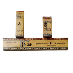 Meditation oil Range 12 Essential Oils incense Burner oil perfume Gift pack Set