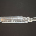 Clear Quartz Sword polished Dagger Knife Hand carved 32cm long 0.585 Gram Unique