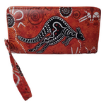 ABORIGINAL INDIGENOUS Art zipped Wallet purse Chern'ee Sutton Single Roo