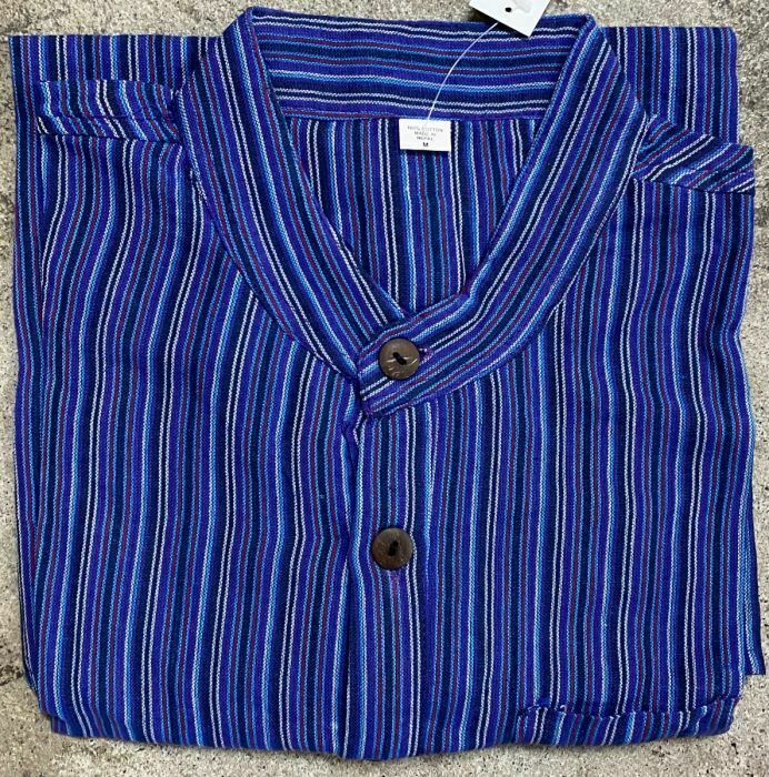 SHIRT COTTON KURTA Nepal cotton Unisex Men's Casual shirt short sleeve Top