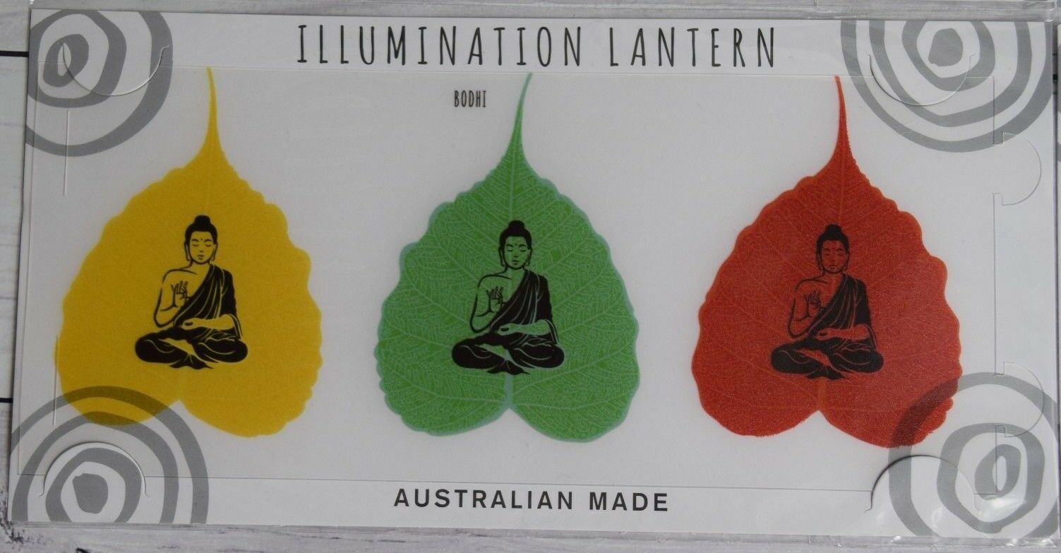 Tealight Lanterns candle covers Laughing Buddha chakra Flower of life Aum