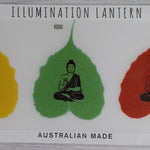 Tealight Lanterns candle covers Laughing Buddha chakra Flower of life Aum