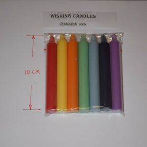 Candles wish chime candle Ritual spiritual spell MIXED SET COLORS 10cm tall BELOW COST