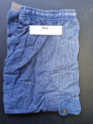 Mens Pants Stripped patch cotton Comfy Unisex Summer Leg pockets cargo pant hippy
