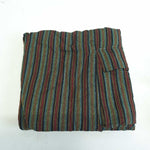 Mens Pants Stripped patch cotton Comfy Unisex Summer Leg pockets cargo pant hippy